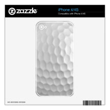 Golf Ball Iphone 4/4S Skin Decals For The iPhone 4S