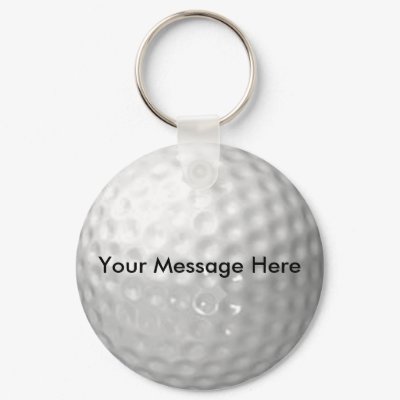 Golf Ball Key Chain by mikek92349