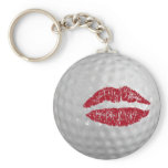 Golf ball - kiss keychains