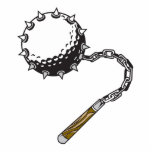 golf ball mace photo cutouts