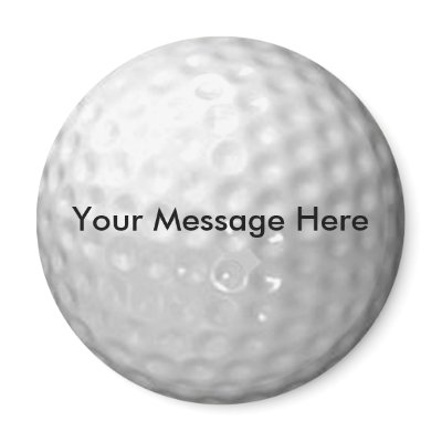 Golf Ball Magnet by mikek92349