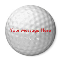 Golf Ball Magnet - add your message by mikek92349 Golf Ball Magnet - add your message