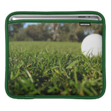 Golf Ball on Course iPad Sleeve
