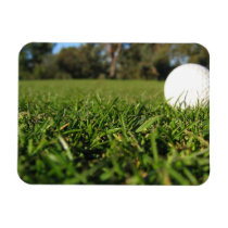 Golf Ball on Course Premium Magnet