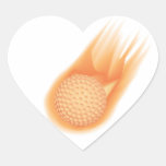 golf ball on fire stickers