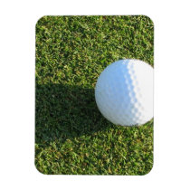 Golf Ball on Golf Green Premium Magnet