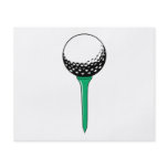 golf ball on tee full color flyer