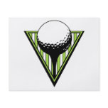 golf ball on tee graphic flyers