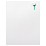 golf ball on tee custom letterhead
