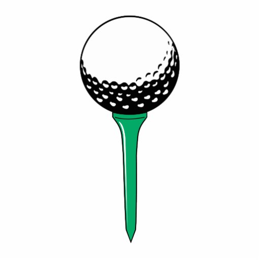 clipart golf ball on tee - photo #48