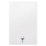 golf ball on tee personalized stationery