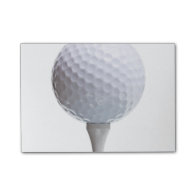 Golf Ball on White Template Background Texture Post-it® Notes