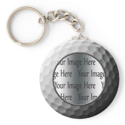 golf ball photo key chains Zazzle_keychain
