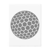 Golf ball postcards