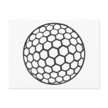 Golf ball postcards