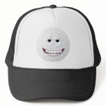 Golf Ball Smiley Face 2 hats