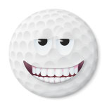 Golf Ball Smiley Face 2 Magnets