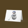 Golf Ball Snowman Christmas