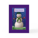 Golf Ball Snowman for the Golf Nut cards