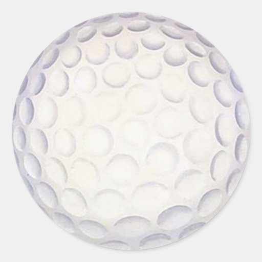 Golf Ball Sticker Zazzle