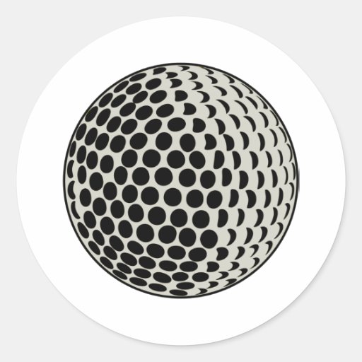 golf ball stickers Zazzle