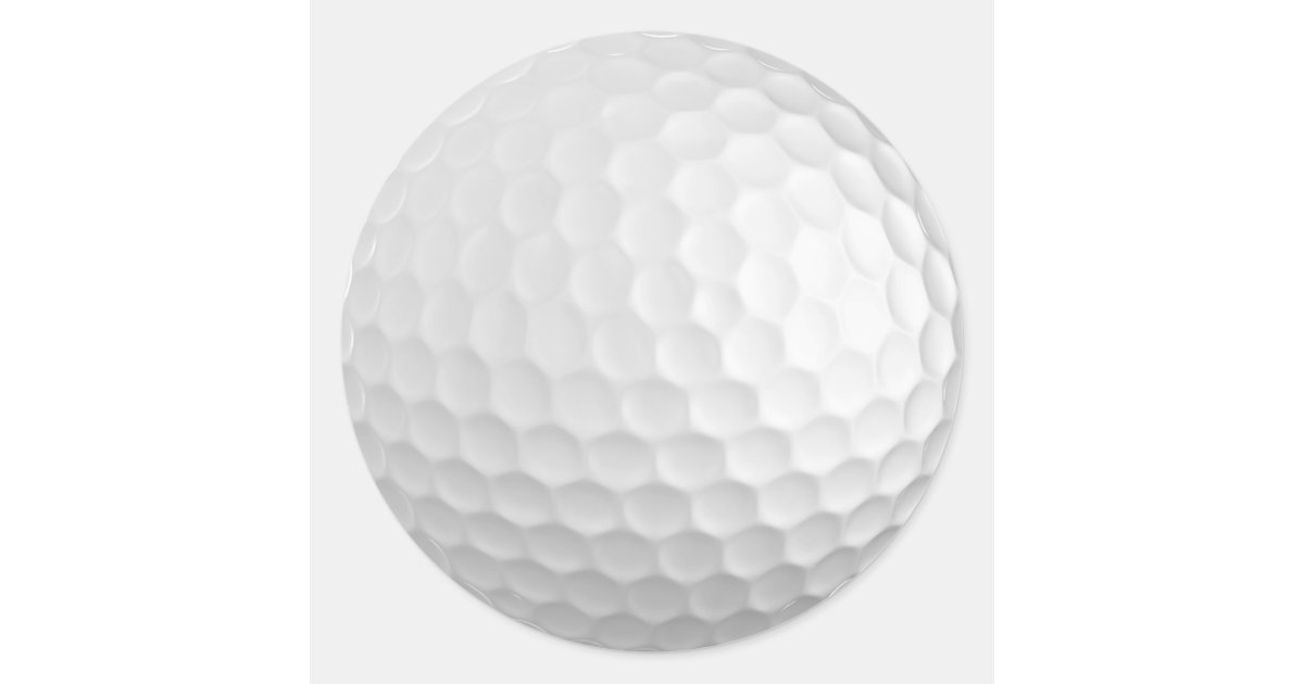 Golf ball stickers Zazzle