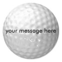golf ball stickers - add your message sticker