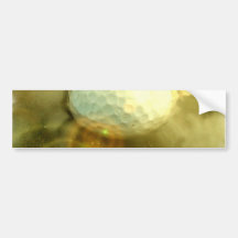 Golf Ball Stuck in the Mud Bumper Sticker