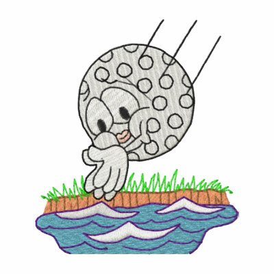 Golf Ball Taking A Dive Track Jacket Golf Ball Taking A Dive Track Jacket