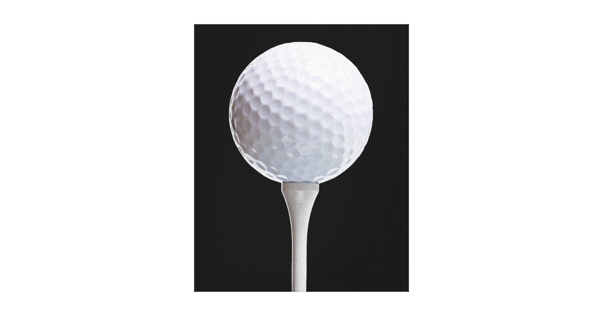 golf ball tee on black customized template canvas mobile shopping cart template