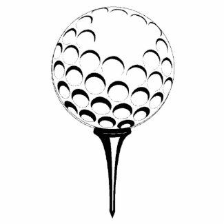 golf ball & tee sculpture photosculpture