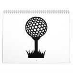 Golf Ball tee Wall Calendars