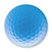 Golf Ball Texture Dimples Arctic Blue Fridge Magnet