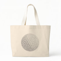 golf ball vector graphic tote bag