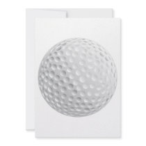 golf ball vector graphic custom announcement