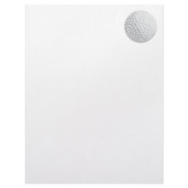 golf ball vector graphic letterhead template