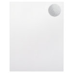 golf ball vector graphic letterhead template