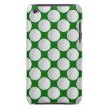 golf ball vector graphic on green background iPod Case-Mate case