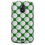 golf ball vector graphic on green background galaxy nexus case