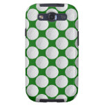 golf ball vector graphic on green background samsung galaxy s3 cover