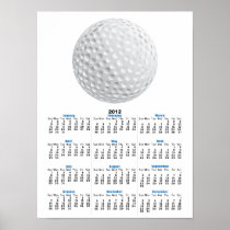 golf ball vector graphic poster