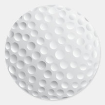 golf ball vector graphic stickers