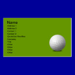 GOLF BALL VECTOR ICON GRAPHICS greens WHITE SPORTS business cards