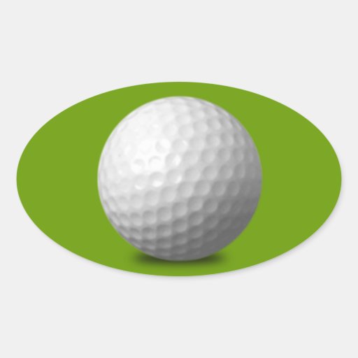 GOLF BALL VECTOR ICON GRAPHICS greens WHITE SPORTS Stickers