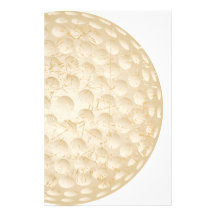 golf ball vintage customized stationery