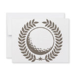 Golf Ball Vintage Design invitations