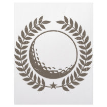 Golf Ball Vintage Design Customized Letterhead