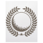 Golf Ball Vintage Design Customized Letterhead