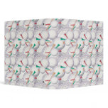 Golf Balls and Tees Notebook binders