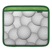 Golf Balls Collage iPad Sleeve